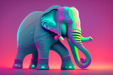 Obraz premium elephant - Generate AI