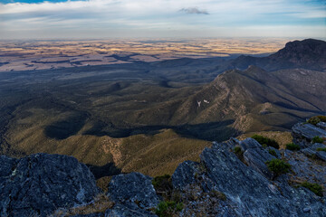Stirling Range or Koikyennuruff landscape scenery, beautiful mountain National Park in Western...