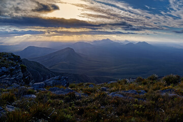 Stirling Range or Koikyennuruff landscape scenery, beautiful mountain National Park in Western...