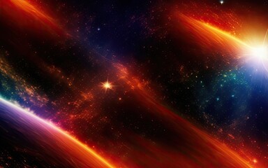 Obraz na płótnie Canvas Space nebulae, planets, distant and unexplored space.
