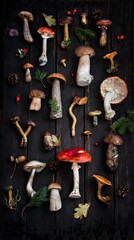 Wild mushrooms