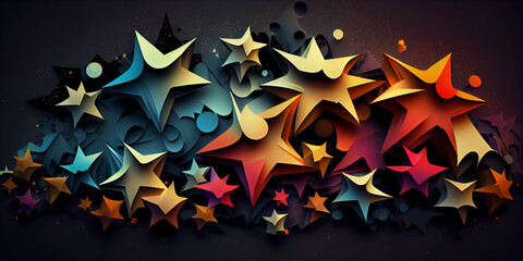 Abstract Stars Background 