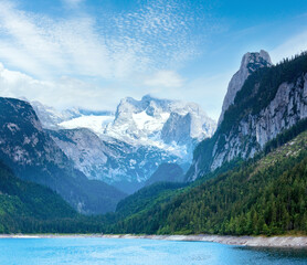 Fototapeta premium Beautiful summer Alpine lake Gosausee view (Austria)