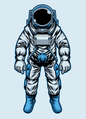 Astronaut in space suit