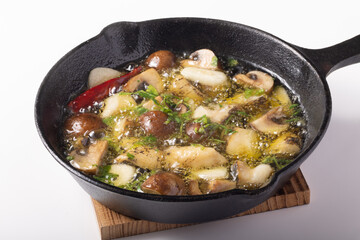 つぶ貝のアヒージョ