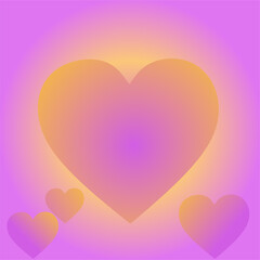 background with hearts