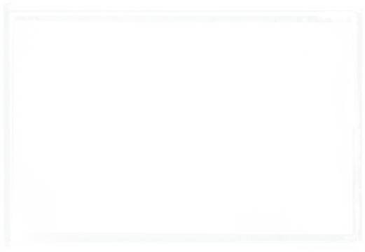 White vintage photo film frame of an old camera with transparent background (png image)