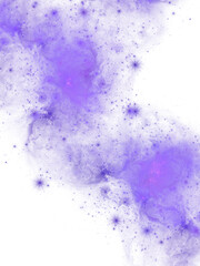 Fantasy Blue Nebula Galaxy Night Space Corner Backdrop