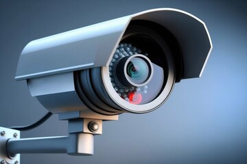Security CCTV camera. Generative AI