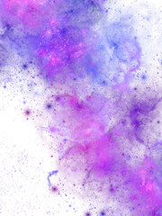 Fantasy Blue Nebula Galaxy Night Space Corner Backdrop