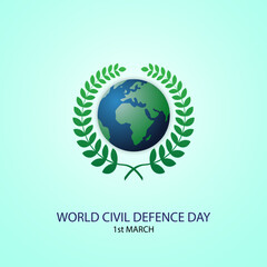 World Civil Defence Day vector illustration 