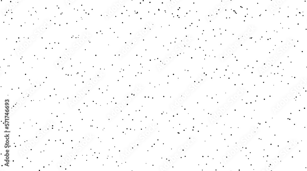 Poster Seamless dotted pattern. Noise grain repeating background texture. Particles, splashes, drops wallpaper. Vector 