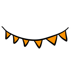 hanging garland flag party decoration