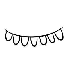 hanging garland flag party decoration