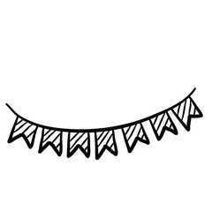 hanging garland flag party decoration