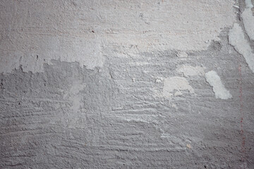 Textured pattern with space for text. Texture of old gray concrete wall for background. Calm neutral spa background. Plastered beige surface with cement material.
