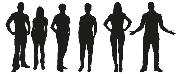 People silhouettes 45