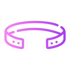 bracelet gradient icon