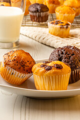 muffins with milk