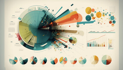 Pie Chart, Exploded Graphic, Data Representation