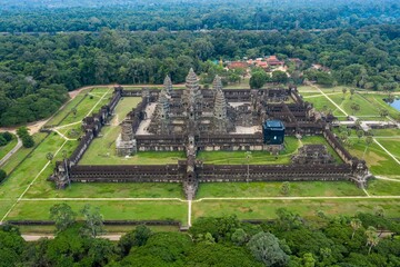 Overlooking the Angkor Wat,