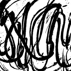 Black and white abstract wall background , oil painting texture