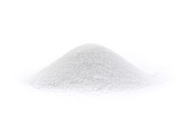 heap of salt isolated on a white background