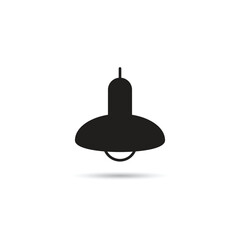 ceiling light icon on white background