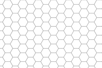 abstract simple geometric dot hexagon pattern.