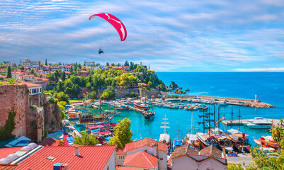 Obraz premium Old town (Kaleici) in Antalya, Turkey