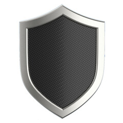 Metal Shield Icon isolated. PNG transparency