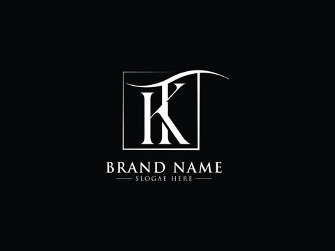 KT logo monogram emblem style template Free Vector
