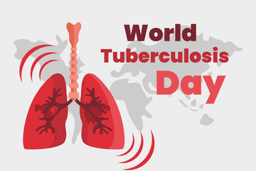 Illustration vector graphic of world tuberculosis day