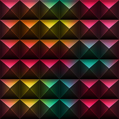 Bright square seamless pattern.
