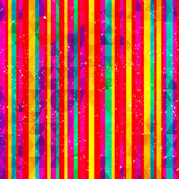 Bright stripes seamless pattern.
