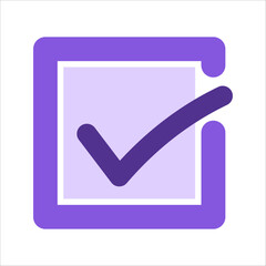 Purple Checklist Bullet