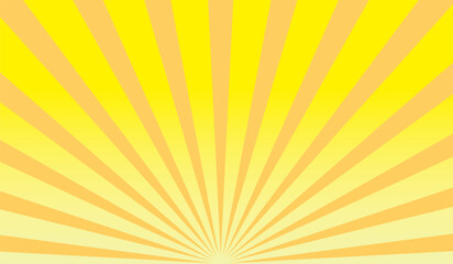 Abstract yellow sunburst background