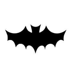 vector illustration of evil bat minster