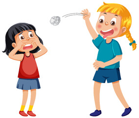 A girl get bullied by her friend