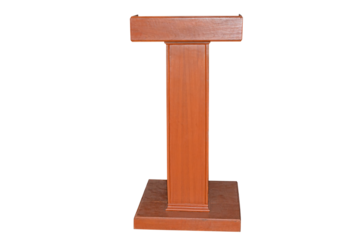 Wooden Podium.