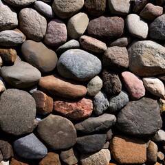 Fototapeta na wymiar Background of stones, Generative AI