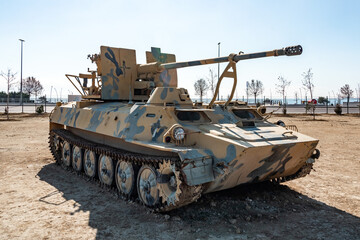 Military Trophy Park in Baku city, Azerbaijan