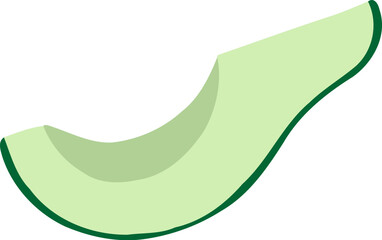 Avocado Fruit Flat Illustration