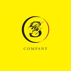 Vector S Logo, Beautiful Logotype for luxury branding. Elegant and stylish broken font design for your company.