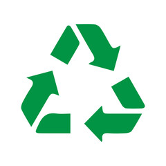 Recycle icon vector, sign, symbol.