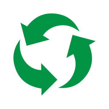 Recycle icon vector, sign, symbol.