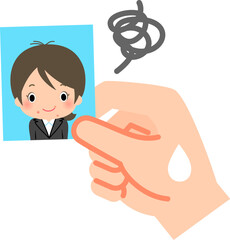 写真写りが悪い証明写真