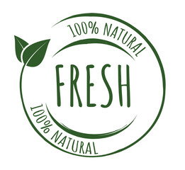 organic product stamp Eco friendly labels icon set. Natural organic ecology green stickers for product packaging design. Eco friendly minimal graphic green badges design elements. Flat style