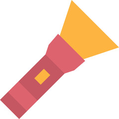 flashlight flat icon