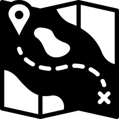 map flat icon